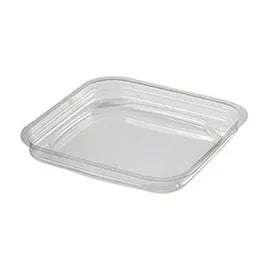 Lid Plastic Square For 8-32 OZ Deli Container 1500/Case