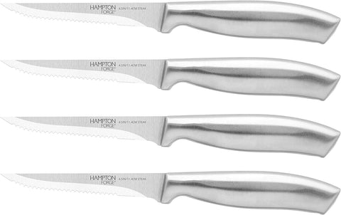 Hampton Forge Kobe?4PieceSteak KnifeSet?Silver