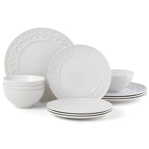 Chelse Muse Fleur 12-piece Dinnerware Set