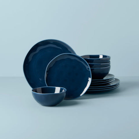 Bay Colors 12-Piece Dinnerware Set