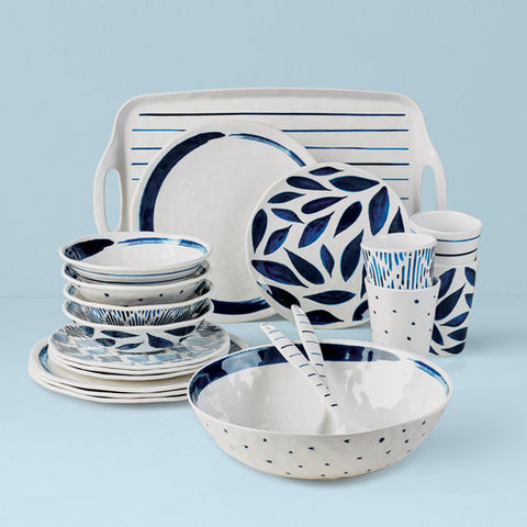 Blue Bay Melamine 20-Piece Dinnerware Set