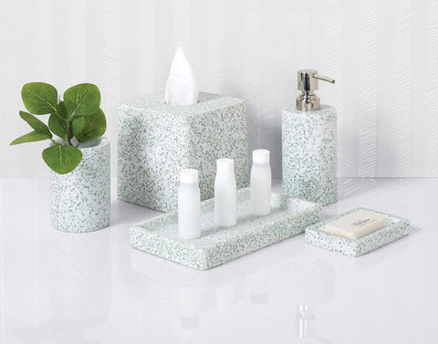 Terrazzo Cotton Ball Holder