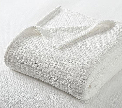 100% Ring Spun Ultra Soft Cotton Blanket by West Point Home