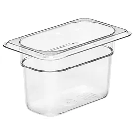 Food Pan 1/9 Size 4 IN Clear PC 1/Each