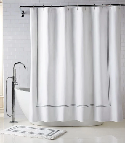 Gryphon Embroidered Shower Curtain By West Point Home