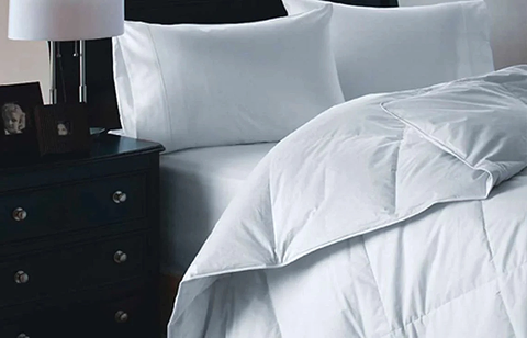 Comforters - Hypoallergenic White Goose Down Alternative