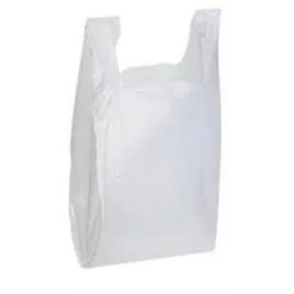 11.5X6.5X21 IN Heavy Duty White T-Sack (1/6 HDPE, 16MIC, 1000/Case)