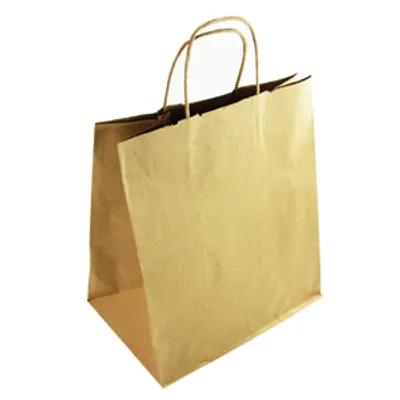 Victoria Bay Shopper Bag Medium (MED) 10X7X12 IN Paper Kraft With Rope Handle Closure 250/Case